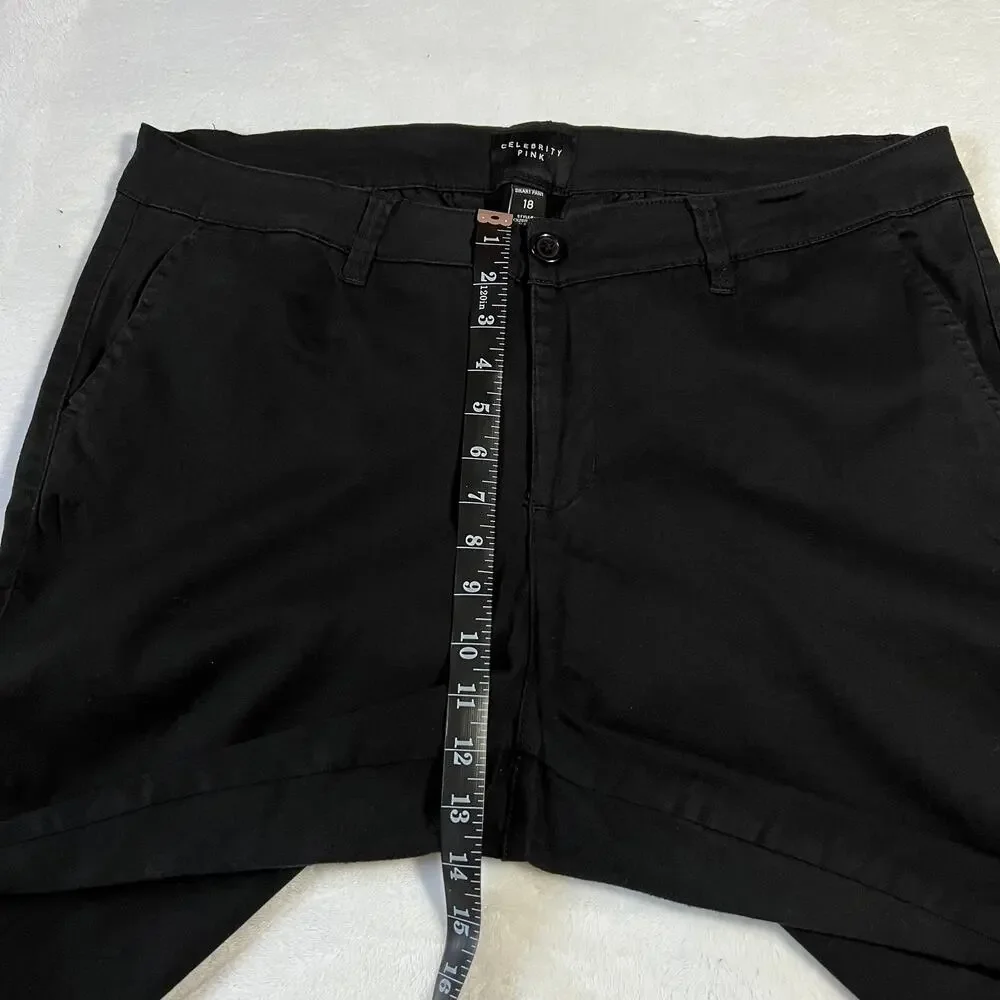 Celebrity Pink High Rise Straight Leg Smart Pants Size 18 Casual Minimalist